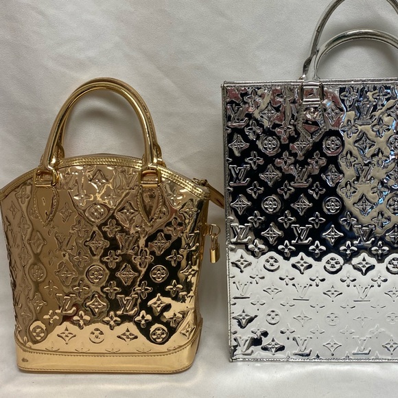 Louis Vuitton Limited Edition Gold Monogram Miroir Lockit Bag 2006 Marc Jacobs - Picture 12 of 17